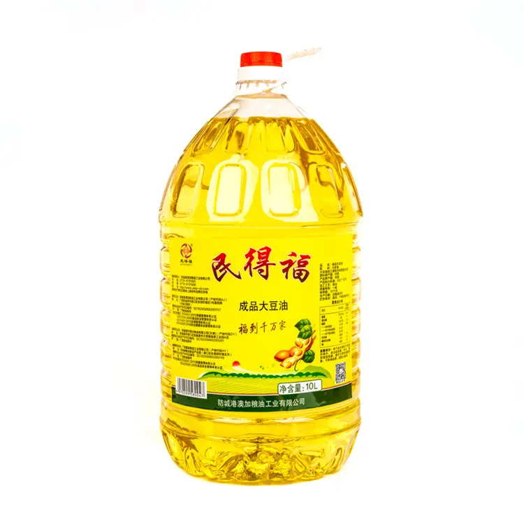 Manufacturer customized 10L 100% Refined soybean Oil for Sale