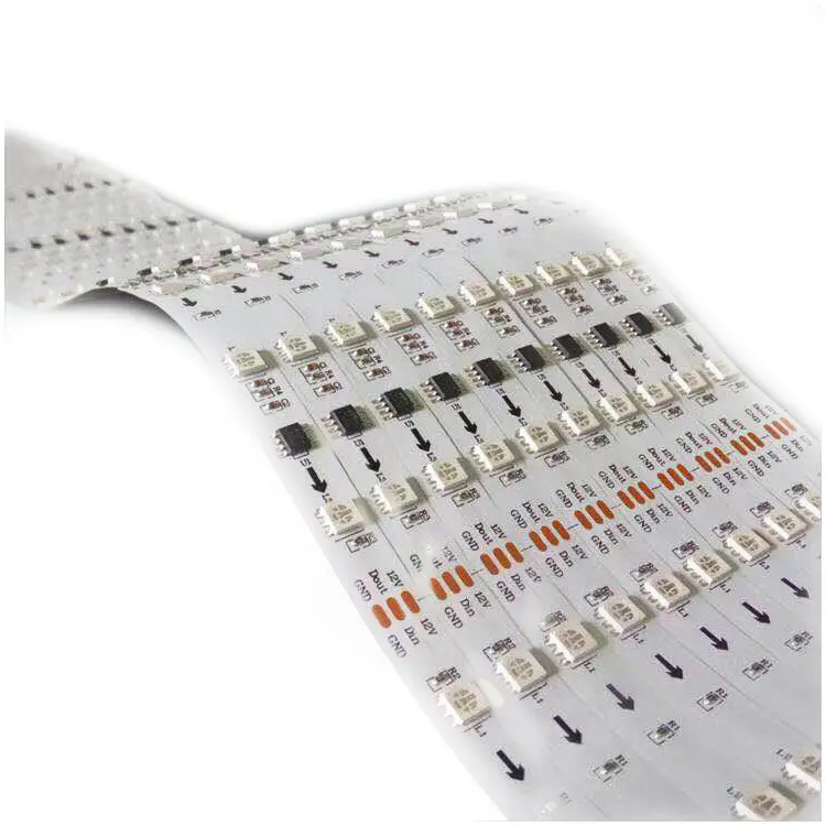 Fabrikdirektverkauf von beleuchtetem RGBW-Streifen 5 V 12 V 24 V Umgebungslauflichtstreifen ws2811 2812b 2815 5050smd-Streifen