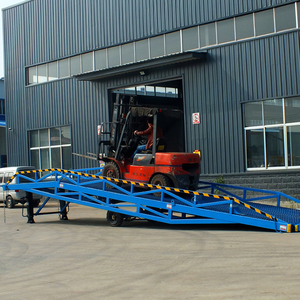 Laden und Entladen von mobilen Containern Laderampen Versand Mobile Manual Dock Ramp Leveler - Product Image 5