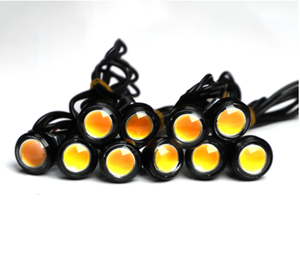 UNJOYLIOD ไฟ Led ให้สัญญาณรถ DRL,ไฟ Led 23มม. ไฟเดย์ไลท์ไฟเดย์ไลท์ LED 12V ไฟถอยหลังจอดรถไฟสัญญาณ Led รถยนต์ - Product Image 5
