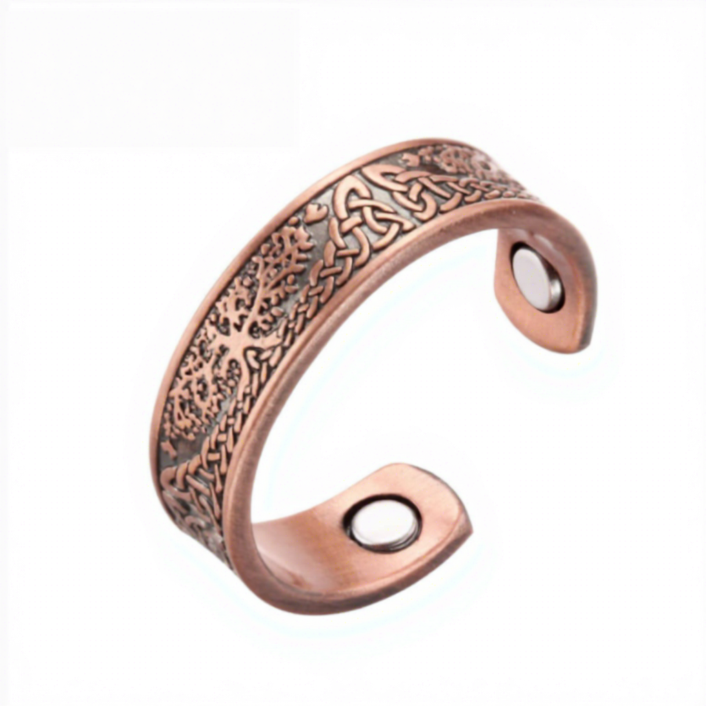 Anillo de Cobre con 2 Imanes