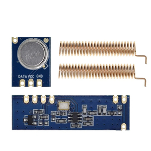 433MHz 100 Meter Funkmodul-Kit ASK-Sender STX882 ASK-Empfänger SRX882 2-teilige Kupfer feder antenne