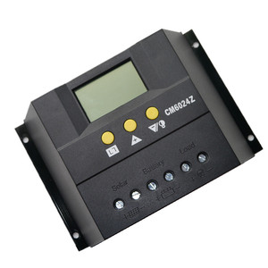 Controller solare PWM, display di rilevamento della temperatura, controller del sistema di generazione di energia solare LCD, 12V 24V 60A - Product Image 5