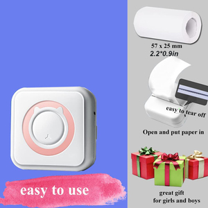 Mini Pocket Printer Wireless BT Connection Thermal Printer for Photos, Receipts, Notes, <strong>Memo</strong>, Labels, QR <strong>Codes</strong> - Product Image 4