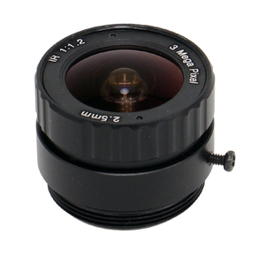 2.5毫米3mp <span class=keywords><strong>CS</strong></span>-mount Cameral ens闭路电视，用于安全摄像机1/2.5传感器F1.2光圈定焦镜头