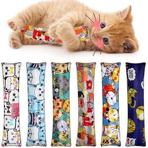 Personalizable suave y duradero lienzo Catnip Kick Sticks juguetes interactivos para mascotas para gatos gatitos cachorros y gatos Kick Pillows - Product Image 1