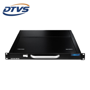 DTVS KVMスイッチLCD VGA OSDホットキースイッチング8入力1出力KVMコンソール17 19インチスクリーンカスケードキャビネットデザイン - Product Image 5