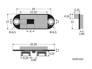 WaveShare TOF flight time Laser ranging <strong>sensor</strong> <strong>Obstacle</strong> <strong>avoidance</strong> radar <strong>module</strong> Distance measurement range of 5m - Product Image 6