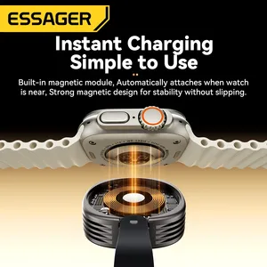 Essager için manyetik kablosuz şarj izle 8 7 6 5 4 3 2 SE taşınabilir USB tip C manyetik hızlı şarj için IWatch Ultra - Product Image 2