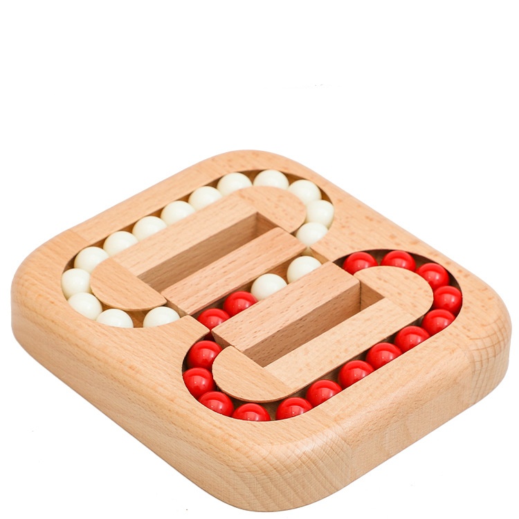 Wooden Magic Bead Unlock Toy