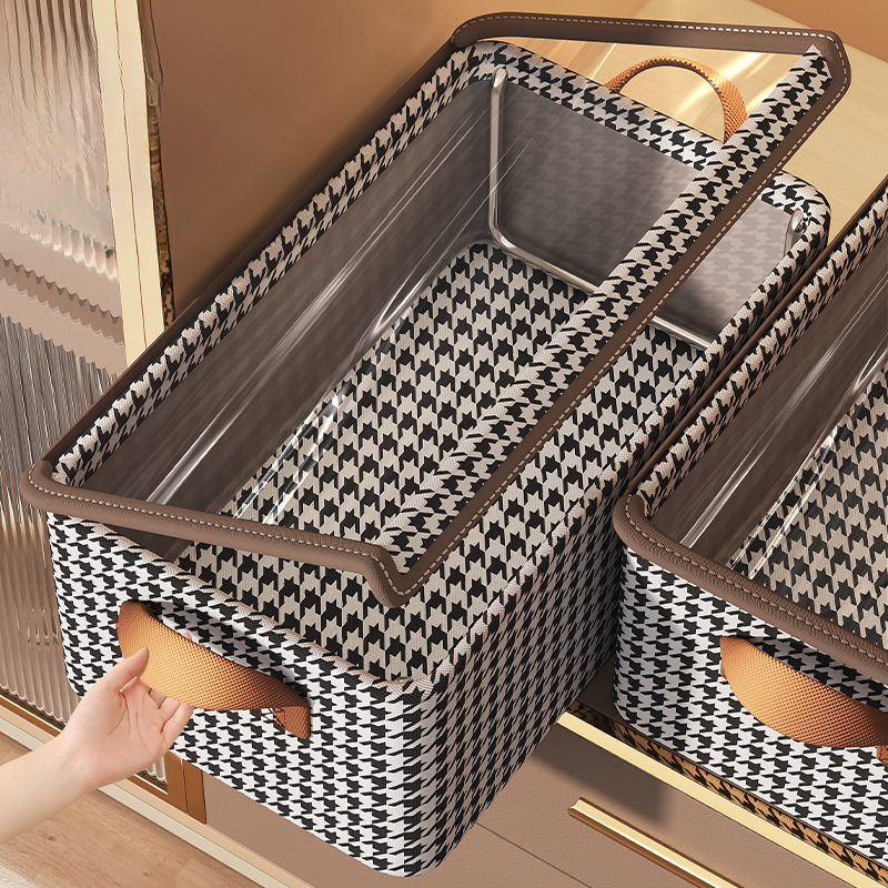 Steel - framed with a lid