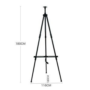 Chất Lượng Cao Ngoài Trời Xách Tay Có Thể Điều Chỉnh Nghệ Sĩ Kim Loại Nhôm <span class=keywords><strong>Tripod</strong></span> Phác Thảo Giá Vẽ - Product Image 2
