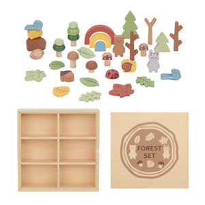RTS Scene Model Simulation Plant False Stone Simulation Number Children&amp;#39;<strong>s</strong> Toy Set Wild Scene Animal <strong>Cognition</strong> Wooden Toys - Product Image 5
