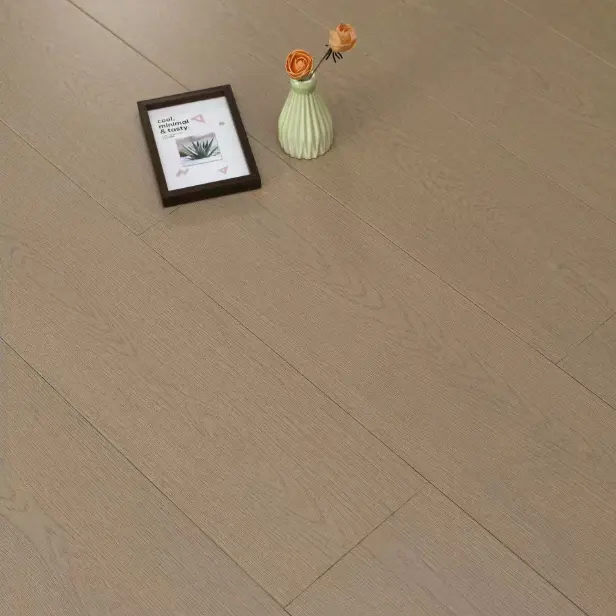 Piso laminado HDF/MDF à prova d'água de 8 mm/12 mm Superfície de alto brilho com ranhura em U para piso laminado com suporte de desenho colorido