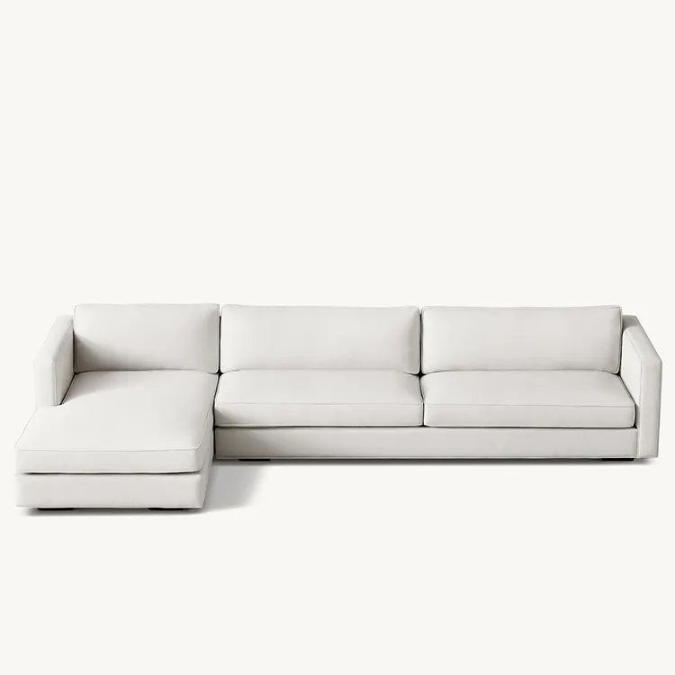A mobília interna elegante européia moderna do estilo pode ser personalizada tipo da combinação do braço esquerdo do slim-braço ou do braço direito sofá