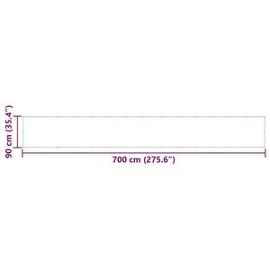 VidaXL balkon koruması kırmızı 35.4x275.6 ''100% Polyester Oxford W2B ürün çit kafes ve kapıları kategori - Product Image 5
