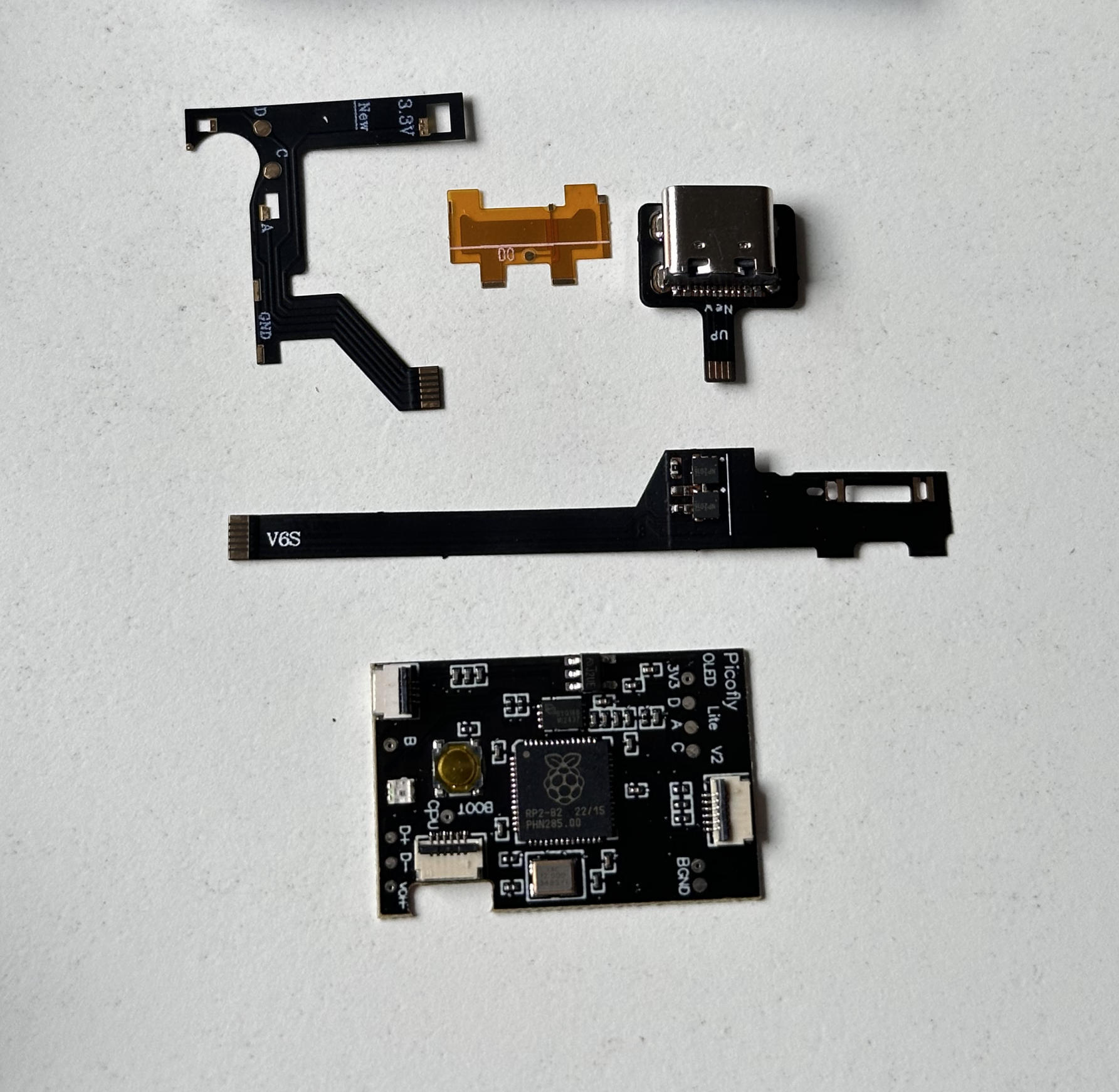 For Switch Oled V6S with H-DAT0 Edition black