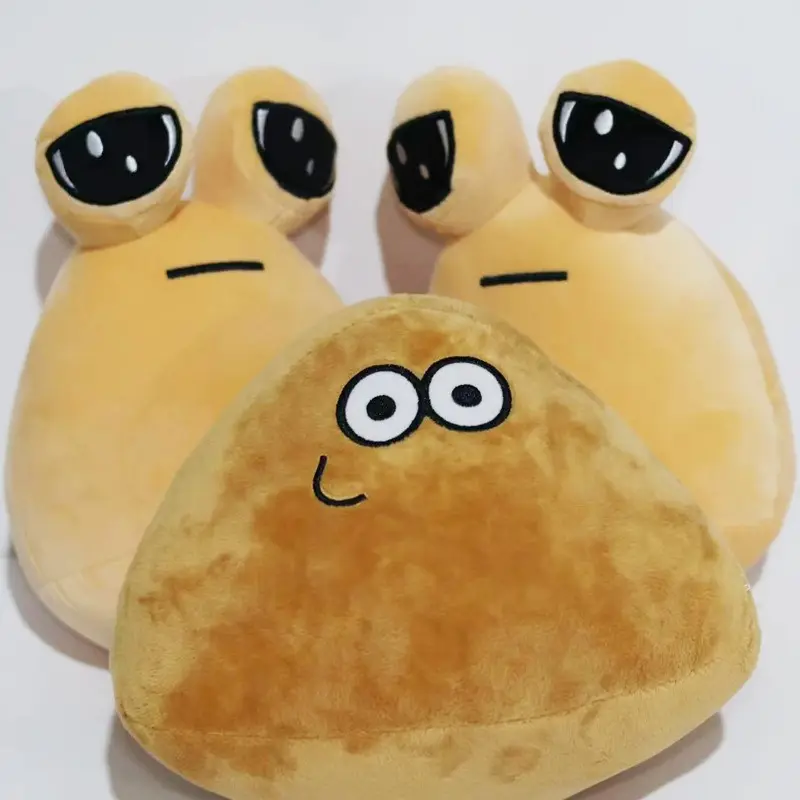 Nuovo arrivo il mio animale domestico alieno Pou peluche peluche peluche giocattolo di Design unico transfrontaliero bambini Pou Plushie giocattoli