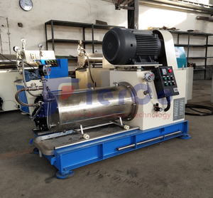 Laboratorio a prova di esplosione controllo automatico orizzontale Bead Mill macinazione continua Zirconia ceramica Nano palla per biossido - Product Image 6