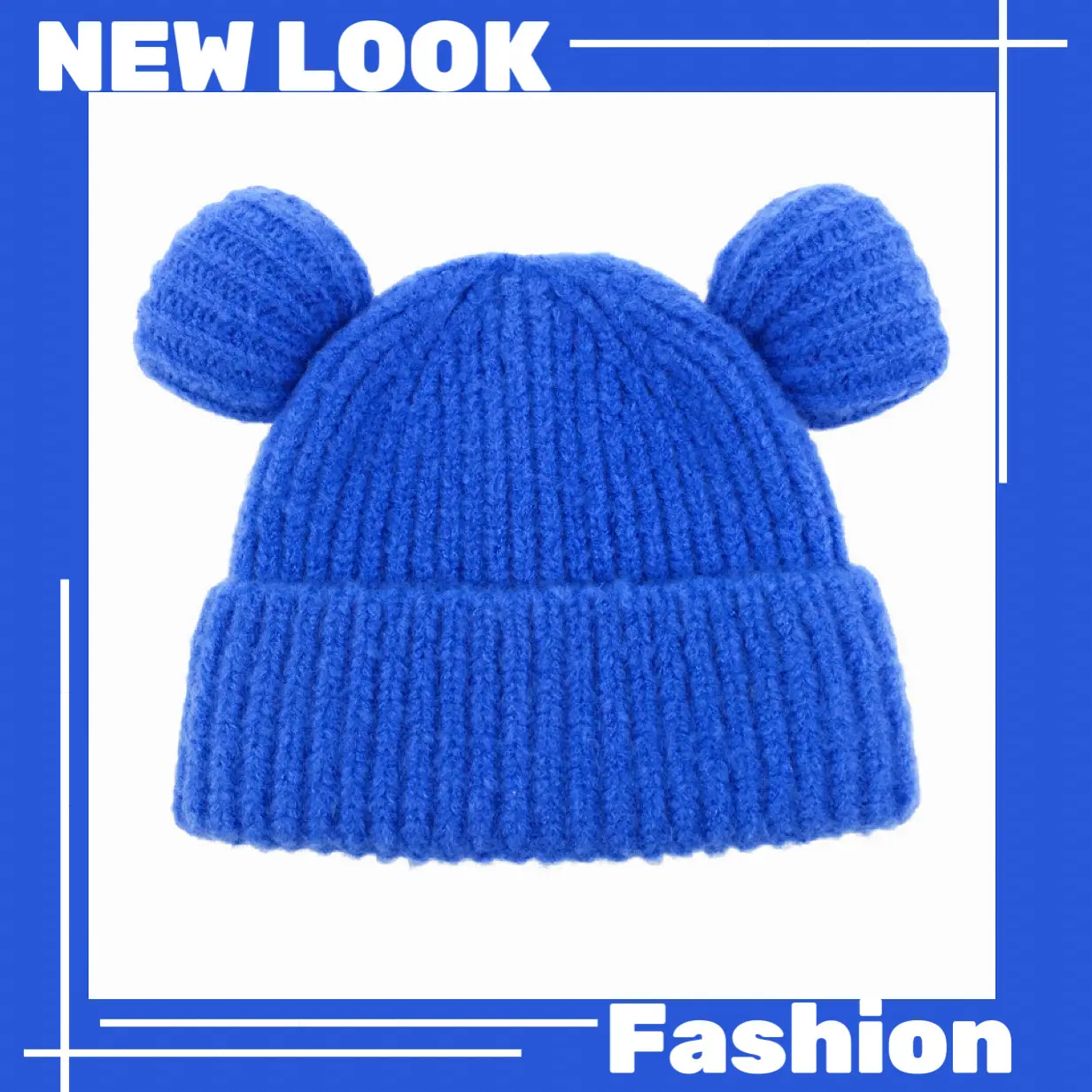 थोक कस्टम लोगो Gorras प्यारे Beanie बुना हुआ महिलाओं के लिए प्यारा भालू Beanies बच्चे