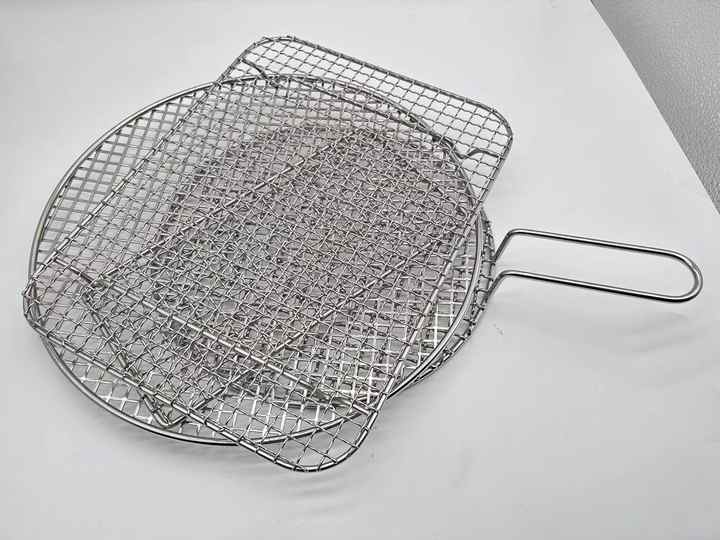 2024 Hete Verkoop 304 Roestvrij Staal Reliëf Mesh Mesh Mesh Roestvrij Staal Bbq Grill Mesh
