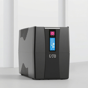 UPS de computadora sin conexión con pantalla LCD 12V 220V 3KVA UPS en línea Salida de CA monofásica Fuente de alimentación ininterrumpida Bancos de respaldo - Product Image 1