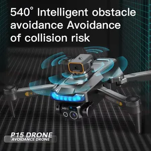 JHD P15 PRO Drone 8K GPS HD hava fotoğrafçılığı çift kamera yönlü engel kaçınma optik akış konumlandırma Dron oyuncaklar - Product Image 3