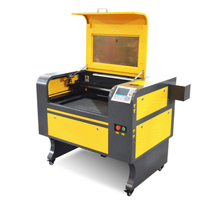 Kullanılan CO2 lazer kesim ve gravür masaüstü ağaç işleme makinesi akrilik levha kağıt MDF için-Motor çekirdek bileşeni ile - Product Image 1