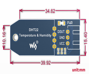 DHT22 AM2302 Módulo de sensor de temperatura y humedad Placas y kits de demostración de prototipos