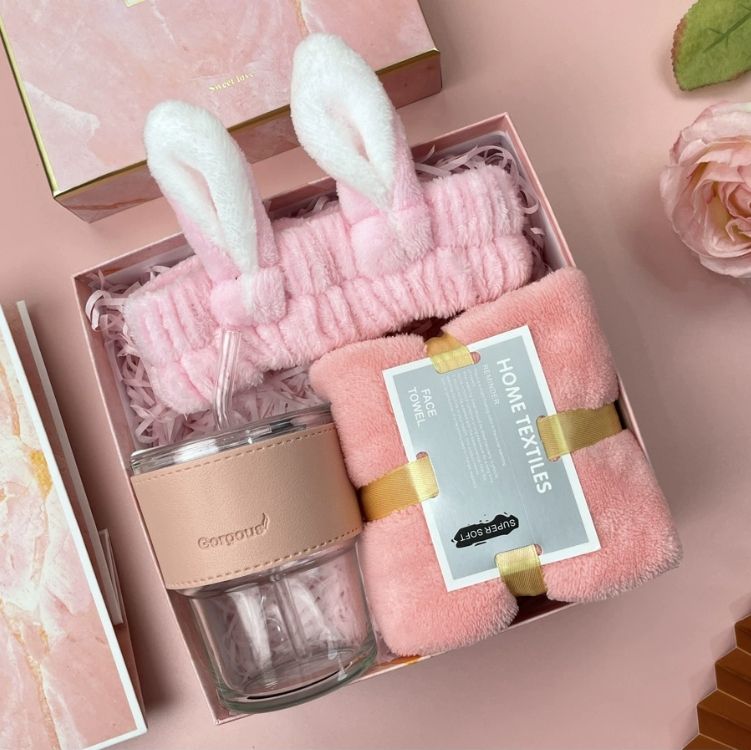 ถ้วย+ผ้าเช็ดตัว