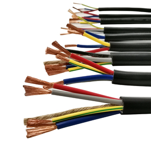 高品质铜芯导体电动RVV 2x 0.75mm 4x2.5mm 3x0.75mm2 4x1.5mm2 3x 6mm 4x 4mm 5X6MM RVV电力电缆 - Product Image 1