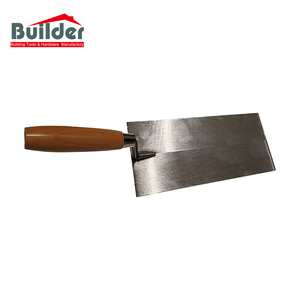 Hẹp xô bricklaying <span class=keywords><strong>trowel</strong></span> với gỗ xử lý vuông tip cho thạch cao cho đá nề làm việc - Product Image 5