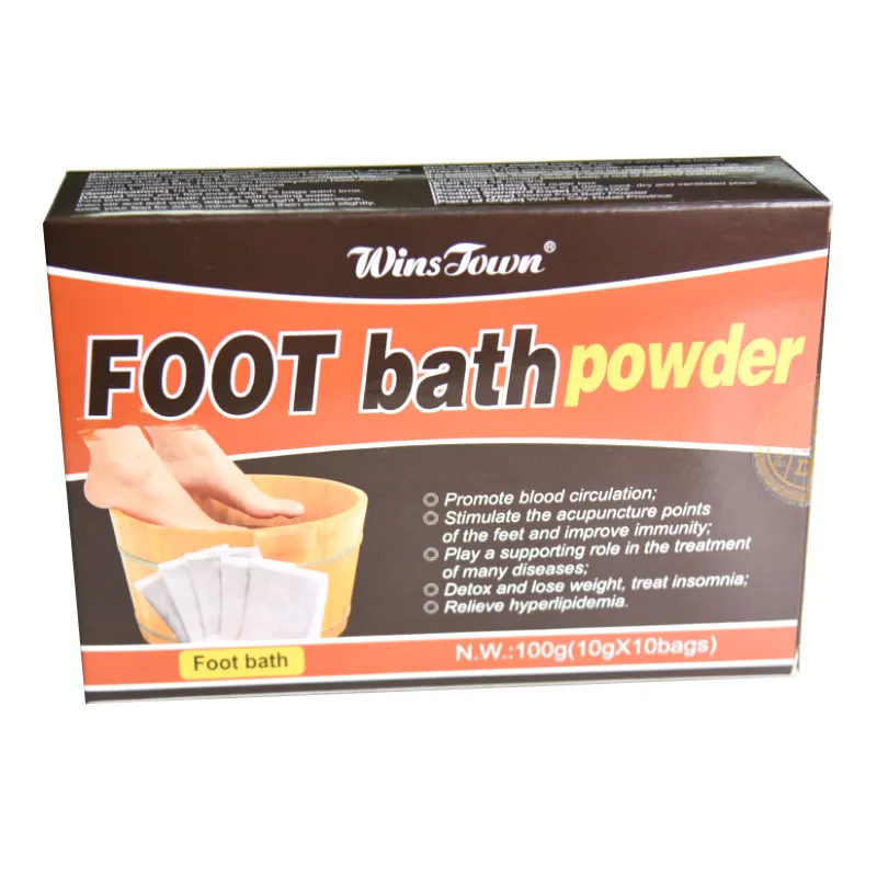 Sacs de poudre de bain de pied de médecine chinoise plantes naturelles poudre de bain de pied d'herbes dissiper la froideur poudre de bain de pied