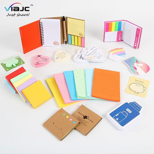 Personalizzato notebook sticky note di Auto-Adesivo colorato sticker bookmark notepad memo pad con penna set di stampa di marchio - Product Image 6