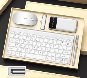 OEM/ODM fabbrica a buon mercato prezzo senza fili tastiera <span class=keywords><strong>Mouse</strong></span> penna Power Bank Otg Usb Flash Drive Business 5 in 1 set regalo - Product Image 4