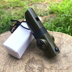LFEDC özelleştirmek 7 in 1 çok fonksiyonlu EDC aracı açık Survival SOS acil düdük ile pusula sıcaklık - Product Image 3