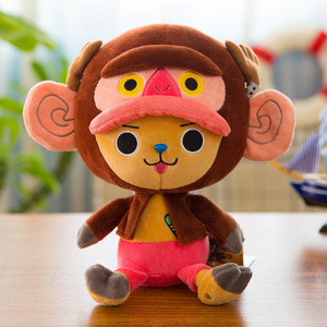 30CM anime bir adet <span class=keywords><strong>Luffy</strong></span> kıyıcı Sabo dolması peluş karikatür çocuklar için en iyi hediye