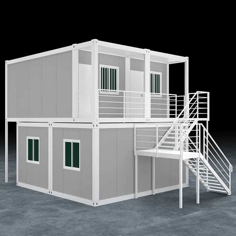 faltbares Containerhaus Struktur vorgefertigtes modulares Wohnhäusercontainerhaus mit individuellem tragbarem Haus