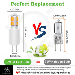 Ce RoHS Flickering Free 3000K 4000K 6500K G4 G9 <strong>LED</strong> Light Bulb with 12 <strong>V</strong> and <strong>220</strong> <strong>V</strong> - Product Image 2