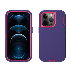 กําหนดเอง 3 ชั้น 360 ฝาครอบเต็มตัวป้องกันกรณีโทรศัพท์สมาร์ทสําหรับ iPhone 14 เกราะโทรศัพท์มือถือสําหรับ iPhone 14 Pro Max - Product Image 4