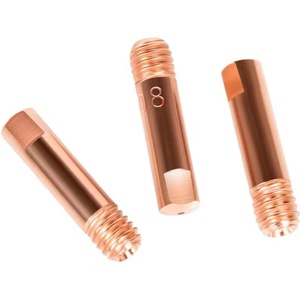 15AK kaynak İpuçları için Binzel İletişim ucu yedek parça 0.6 0.8 1.0 1.2 kırmızı bakır Binzel 15AK İletişim İpuçları - Product Image 1
