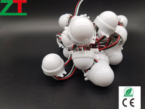 ラウンド30mmLEDピオンライト12VデジタルフルカラーLEDピクセルWS2811LEDストリングライト - Product Image 4