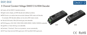 D5-P 5-канальный rgbww dmx512 Контроллер RDM адресуемый dmx декодер цифровой дисплей DMX диммер - Product Image 2
