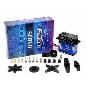 Feetech FU8830BL 7,4 В 35 кг-см цельнометаллический бесщеточный UART-CAN автобус программируемый цифровой сервопривод радиоуправляемые самолеты вертолеты - Product Image 1