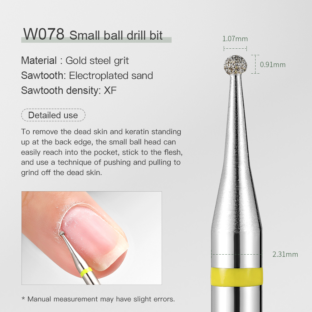 W078 small round ball head