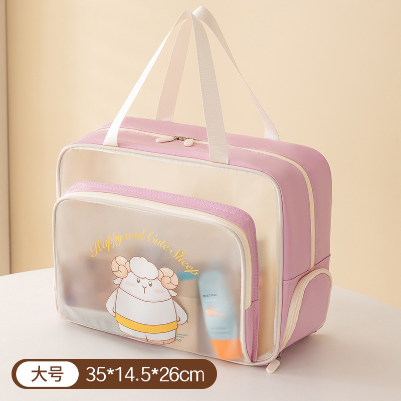 Pink beach bag