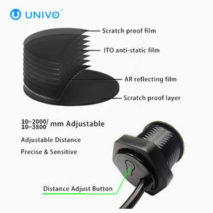 Sensor óptico infrarrojo láser TOF, Detector de proximidad para el cuerpo humano y los objetos, interruptor fotoeléctrico de reflexión difusa - Product Image 2