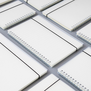 Venta al por mayor de alta calidad promocional reutilizable, respetuoso del medio ambiente a6 a5 a4 alambre transparente personalizado cuaderno de espiral PP - Product Image 3