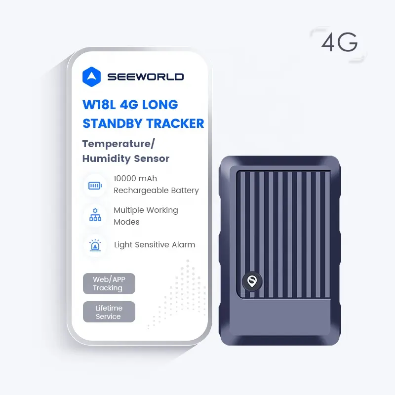 Alta Qualidade IoT Temperatura Humildade Sensores Barato Baixo Preço Rastreador GPS Sem Fio para Rastreamento De Carro Bateria Recarregável