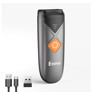 Eyoyo 1D 2D 3-en-1 Mini portátil inalámbrico con cable Bluetooth Qr Code Reader Inventario Barcode Scanner para Android OS - Product Image 1